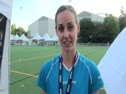 Molly Huddle after making first US track team at USATF Outdoor Championships 2011