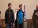 Nate Brannen, Andrew Ellerton and Nicole Sifuentes at press conference Harry Jerome International Track Classic 2011