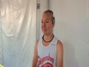 Neely Spence after 7th place 5k finish at USATF Outdoor Championships 2011