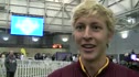 Nick Happe after anchoring ASU to 933 DMR at 2012 MPSF Indoor Championships