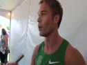 Nick Symmonds after 800 semis at USATF Outdoor Championships 2011