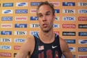 Nick Symmonds after qualfying and leading 800 semifinal at Daegu 2011 World Championships
