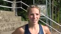 Nicole Blood after 1500 at 2010 Braschaat Meeting