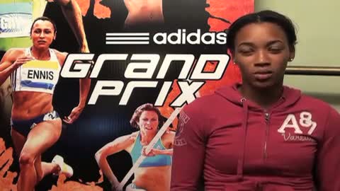 Octavious Freeman talks about national record before 2011 adidas GS Dream 100