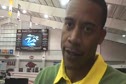 Oregon coach Robert Johnson after the women's team title at the 2010 NCAA Indoor Championships
