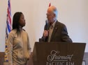 Perdita Felicien at press conference Harry Jerome International Track Classic 2011