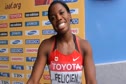 Perdita Felicien coming off injury and into 100 hurdle semis at Daegu 2011 World Track Championships