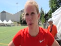 Phoebe Wright part 2 after 800 final at USATF Outdoor Championships 2011