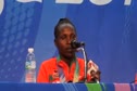 Priscah Jeptoo silver medalist - Women's Marathon Press Conference