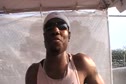 Rakieem Salaam Oklahoma after qualifying for 100 2010 NCAA West Preliminary