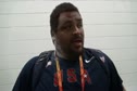Reese Hoffa one throw into the shot put finals at Daegu 2011 World Track Championships