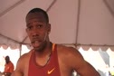 Reggie Wyatt USC after qualifying for 400 hurdles 2010 NCAA West Preliminary