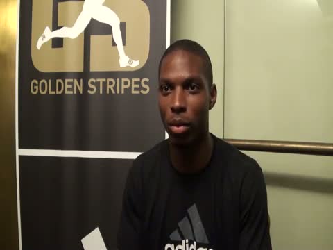 Remontay McClain US#2 before Dream 100 at 2011 adidas Golden Stripes