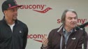 Richie Woodworth talking about Wallace and YES Kids at Wallace-Saucony signing