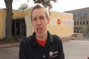 Ryan Bak after running 2:14:17 marathon at CIM