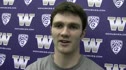 Ryan Waite after 1:48 800 DMR leg at 2012 MPSF Indoor Championships