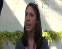 Sarah Porter gets ready for marathon debut at NYC Marathon 2011