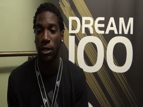 Sean McClean before Dream 100 2011 adidas Golden Stripes