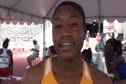 Shalina Clarke USC after 100 hurdle rounds 2010 NCAA West Preliminary