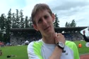 Taylor Milne after Harry Jerome International Track Classic 2011