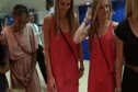 Texas women matching outfits on Blue Carpet NCAA XC 2011