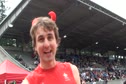 Theo the Devil after Devil's 1500 at Harry Jerome International Track Classic 2011