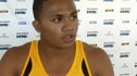 Thomas Tyner after Dream 100 at adidas Grand Prix 2011