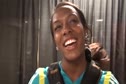 Tiffany Ofili after 100H first round 2010 USATF Championships