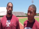 Tran Howell and Bryan Miller Texas AM after 2011 Big 12 Championships