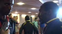 Desere Mekonnen and translator Dream Mile Oslo Bislett Games