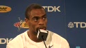 Tyson on his race and Bolt talks about the 200