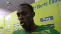 Usain Bolt after 2nd round of 200 IAAF Berlin World Championships