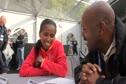 Werknesh Kidane before New York City Marathon 2011
