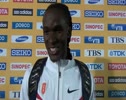 Will Claye after winning bronze medal in triple jump at Daegu 2011 World Track Championships