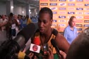 Yohan Blake after qualifying in first round of 100m Daegu 2011 World Champs