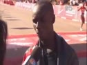Sammy Wanjiru with NBCChicago.com after winning 2010 Chicago Marathon
