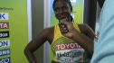 Anneisha Mclaughlin 200 finalist 2009 IAAF World Track CHampionships