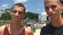 Borlee twins 4x4 Champs 2009 NCAA Track and Field Championships