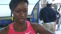 Carmelita Jeter Post Race- 2009 Reebok Grand Prix