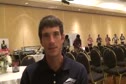 Chad Johnson before the 2010 Chicago Marathon