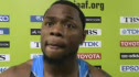 David Payne after the 110H first round 2009 IAAF Track World Championships