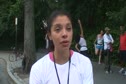 Delilah DiCrescenzo after the NYRR mini