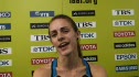 Jenny Barringer after 5th in the steeple at the 2009 IAAF World Championships