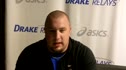 Chase Madison after Discus 2011 Drake Relays