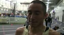 Richard Medina first indoor race just off auto at 2012 MPSF Indoor Championships