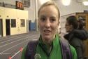 Shalane Flanagan after the mile at the 2011 UW Invitational
