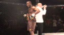 Artenas Young in the cage post fight