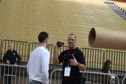 Gene Stevens interviewing Frankie Edgar