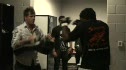 Hitting mitts in the back