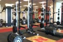 Husker weigh room